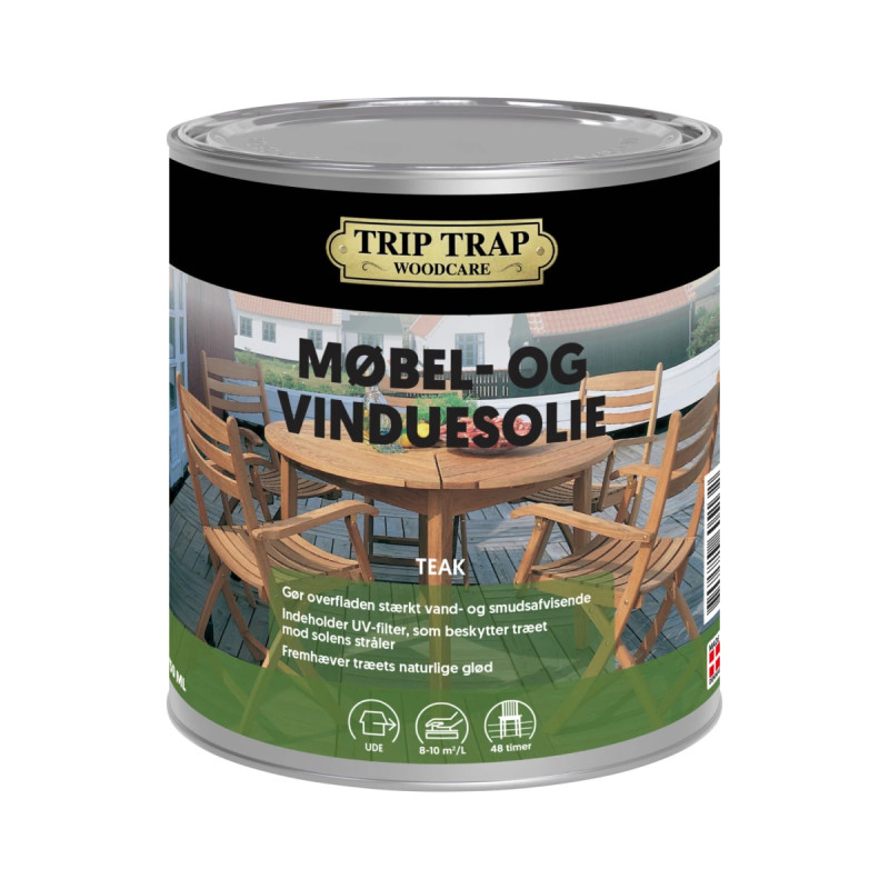 Trip Trap Møbel Og Vinduesolie Teak   75lt