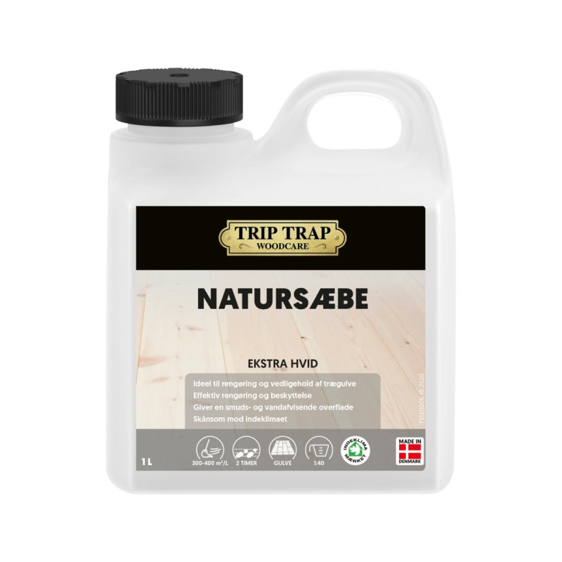 Trip Trap Natursæbe Ekstra Hvid 1lt