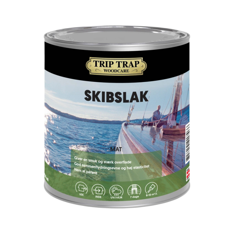 Trip Trap Skibslak Mat   75lt