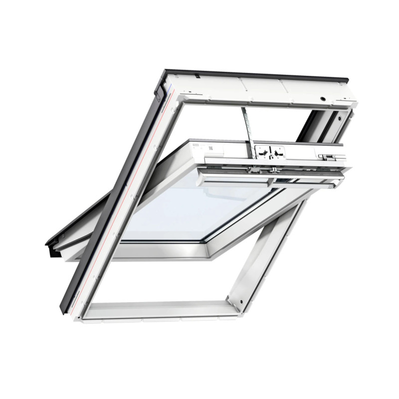 Velux Integra Elektrisk Hvid Polyuretan 55x78 -lags Lav Ggu Ck02 006821a