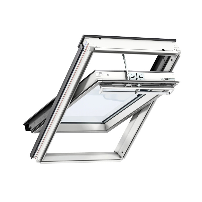 Velux Integra Solcelle Hvidmal 78x140  -lags Lavenergi Ggl Mk08 206830