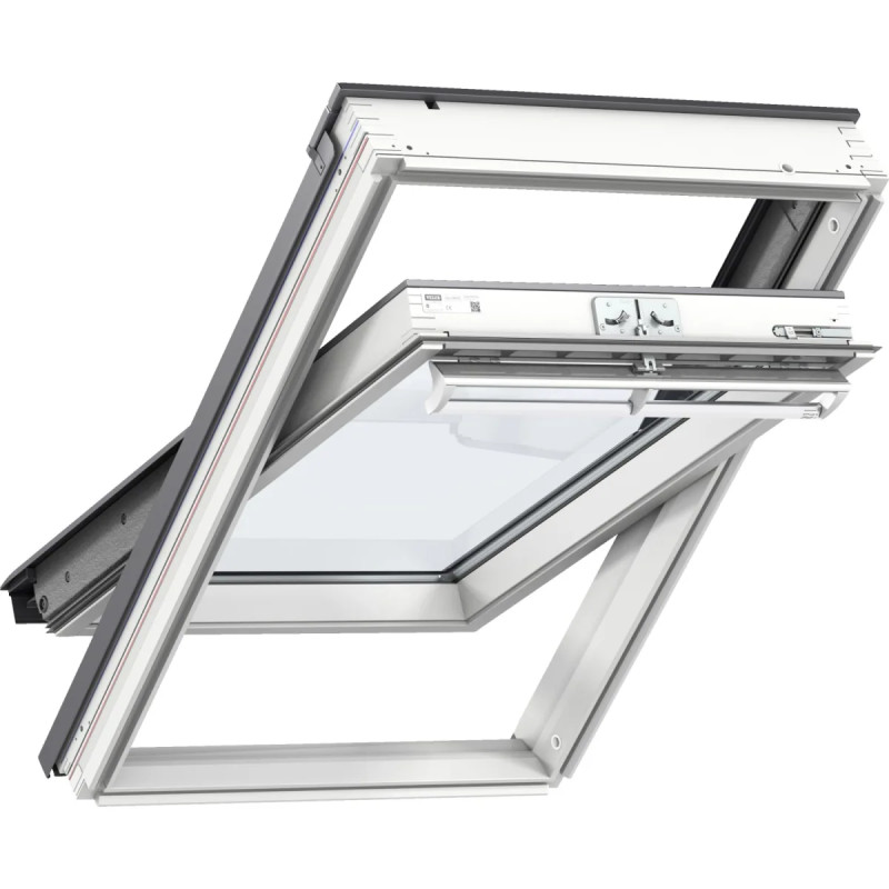 Velux Vippevindue Hvidmalet 66x118  -lags Lavenergi Ggl Fk06 2068