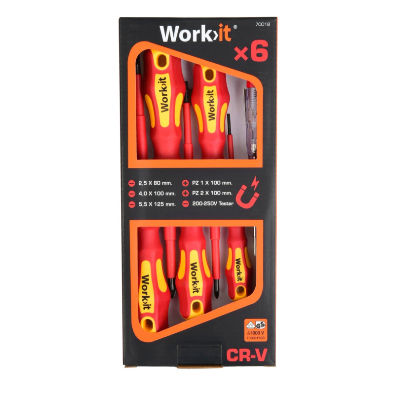 Work-it Vde Skruetrækkersæt Dele